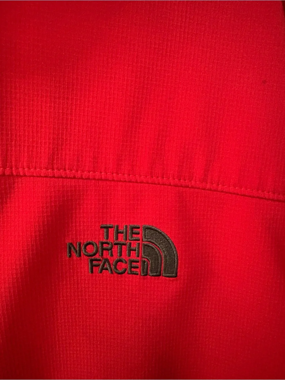 The North Face Men's Bright Red Hooded Raincoat